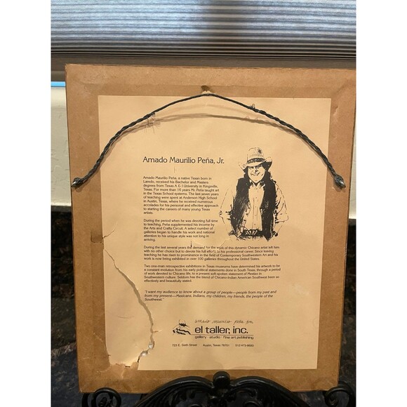 Amado M. Pena's - Lovely Small Subtle Matted Framed Print - Picture 5 of 8